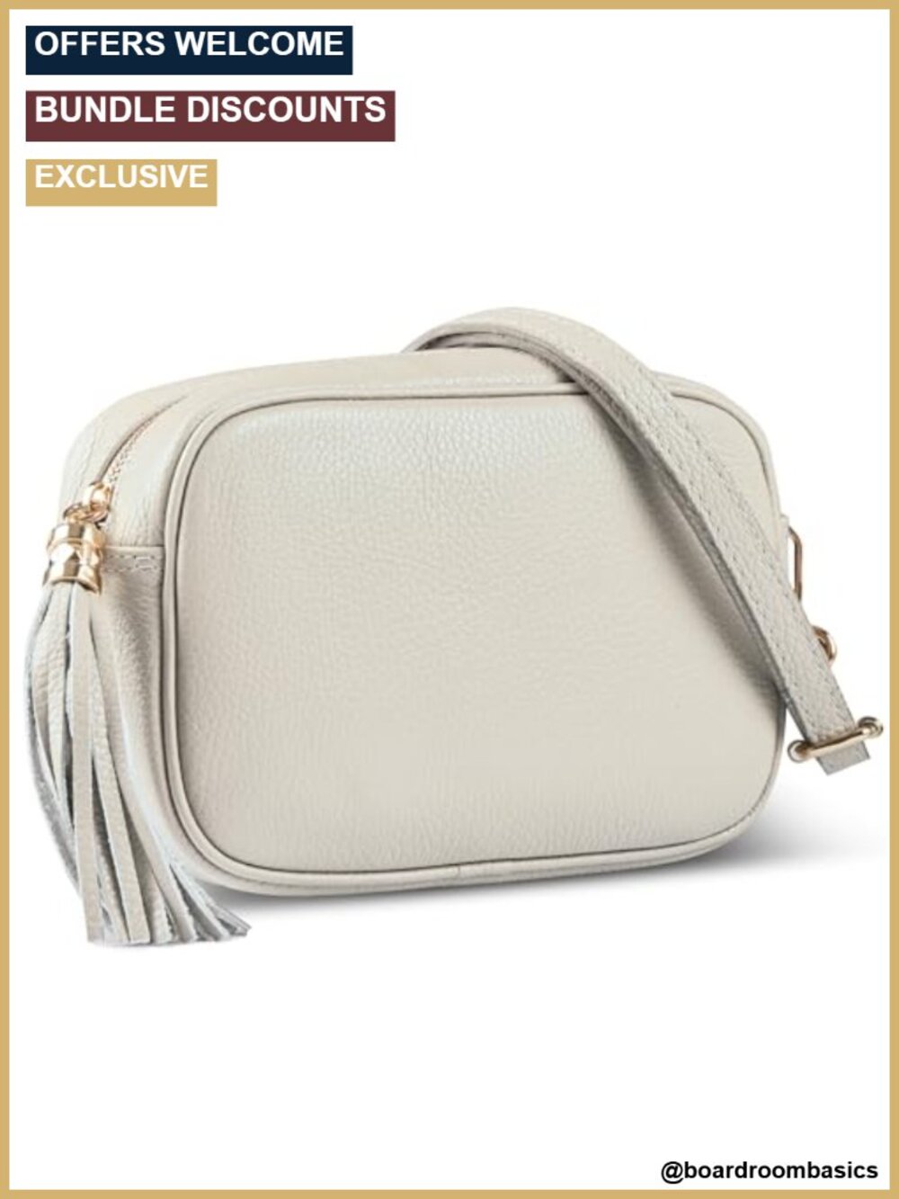 Italian Full-Grain Leather Crossbody Bag Women Small Purse Structured Camera Bag